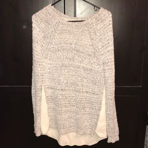 Navy/black and white loft sweater